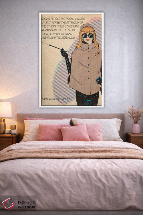 تابلو دکوراتیو زن خاکسترشده اثر جوزف مک درموت - D1W