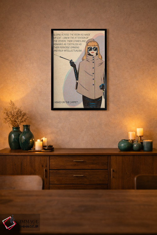 تابلو دکوراتیو زن خاکسترشده اثر جوزف مک درموت - D2B