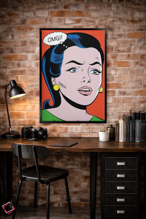 تابلو دکوراتیو اوه خدای من! اثر جوزف مک درموت - D3B