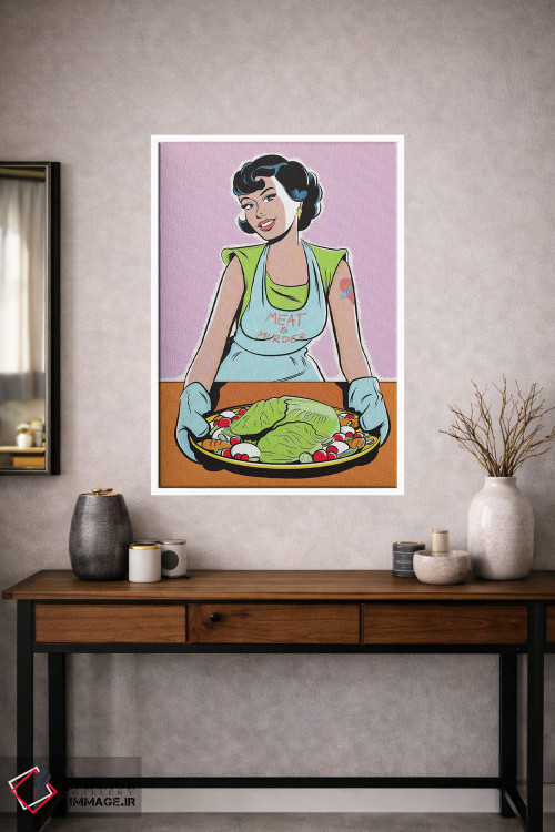 تابلو دکوراتیو گوشت یعنی قتل اثر جوزف مک درموت - D1W