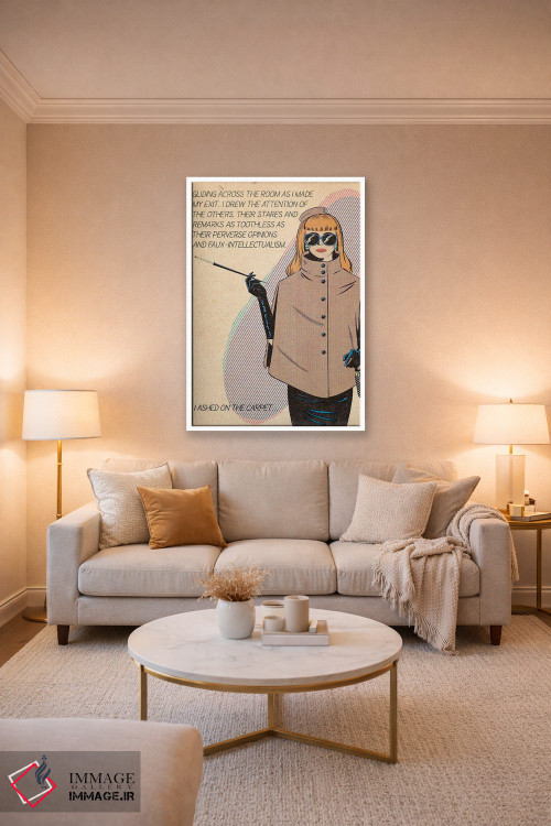 تابلو دکوراتیو زن خاکسترشده اثر جوزف مک درموت - D3W