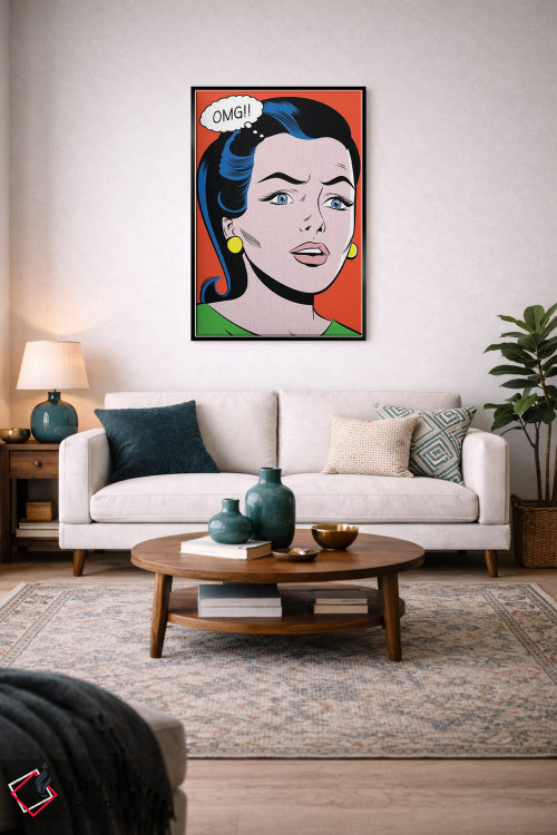 تابلو دکوراتیو اوه خدای من! اثر جوزف مک درموت - D4B