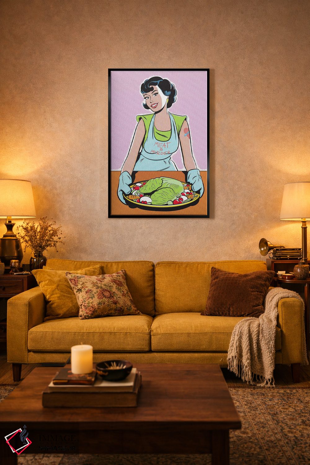 تابلو دکوراتیو گوشت یعنی قتل اثر جوزف مک درموت - D3B