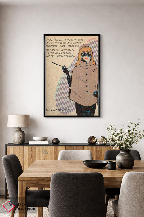 تابلو دکوراتیو زن خاکسترشده اثر جوزف مک درموت - D5B