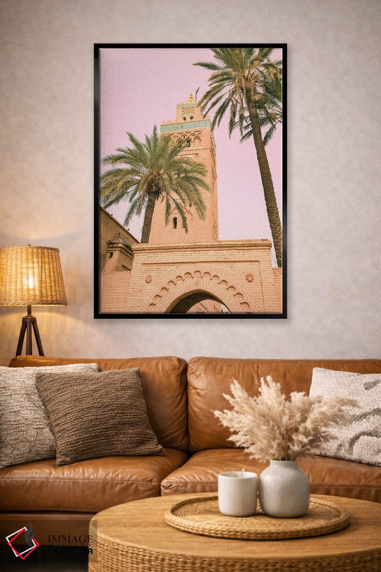 تابلو دکوراتیو Morocco. Koutoubia Mosque. Oldest Mosque In Marrakech F… اثر ژولین مک رابرتس - D4B