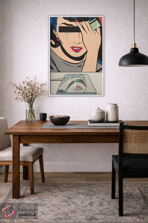 تابلو دکوراتیو کوکائین اثر جوزف مک درموت - D3W