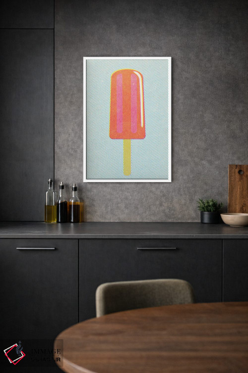 تابلو مینیمال بستنی چوبی اثر جوزف مک درموت - D1W