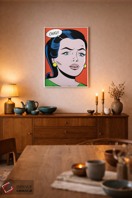 تابلو دکوراتیو اوه خدای من! اثر جوزف مک درموت - D6W