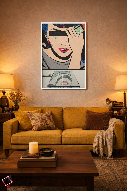 تابلو دکوراتیو کوکائین اثر جوزف مک درموت - D4W