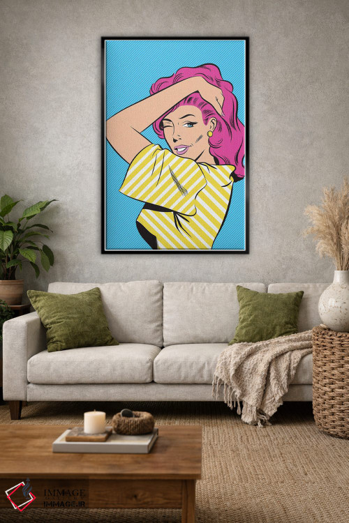 تابلو دکوراتیو زن دوم اثر جوزف مک درموت - D2B