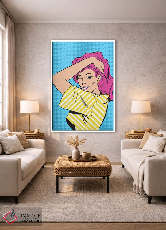 تابلو دکوراتیو زن دوم اثر جوزف مک درموت - D1W