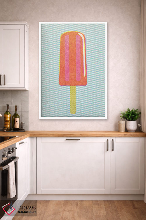 تابلو مینیمال بستنی چوبی اثر جوزف مک درموت - D2W