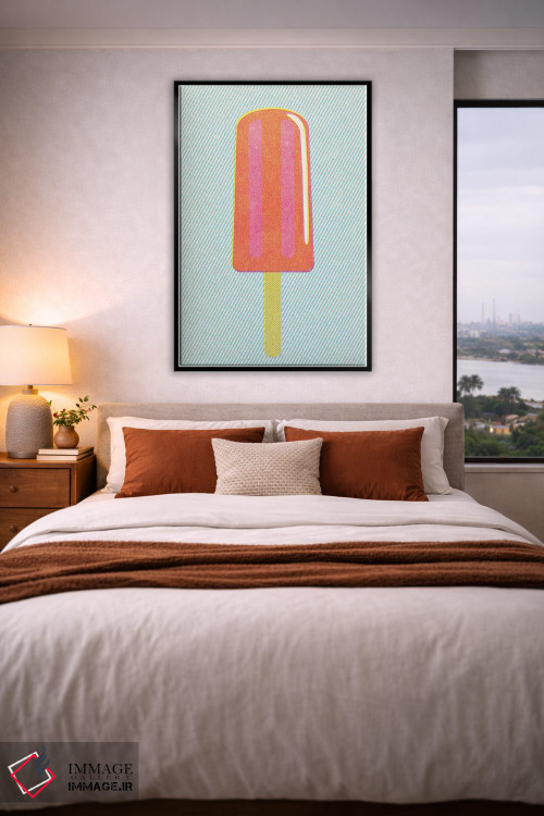 تابلو مینیمال بستنی چوبی اثر جوزف مک درموت - D3B