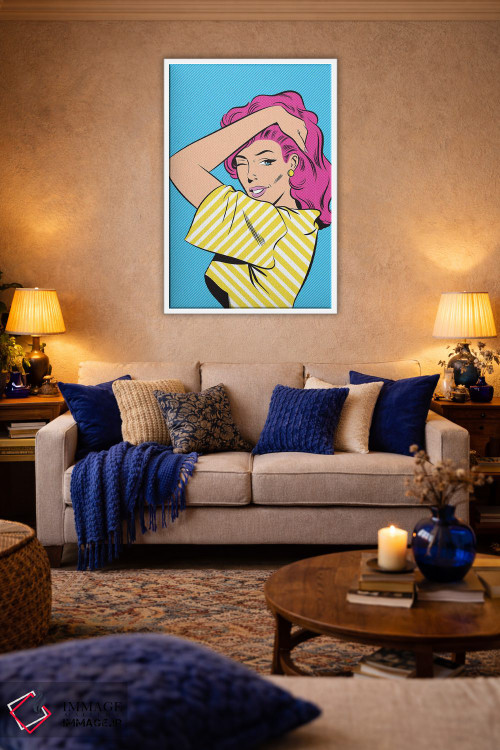 تابلو دکوراتیو زن دوم اثر جوزف مک درموت - D3W