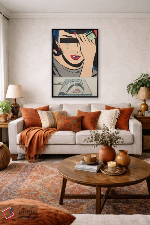 تابلو دکوراتیو کوکائین اثر جوزف مک درموت - D5B