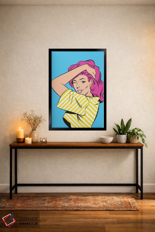 تابلو دکوراتیو زن دوم اثر جوزف مک درموت - D5B