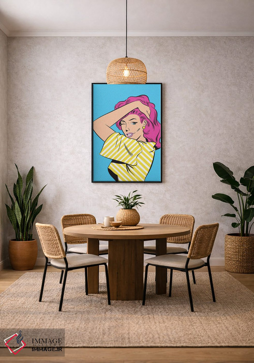 تابلو دکوراتیو زن دوم اثر جوزف مک درموت - D4B