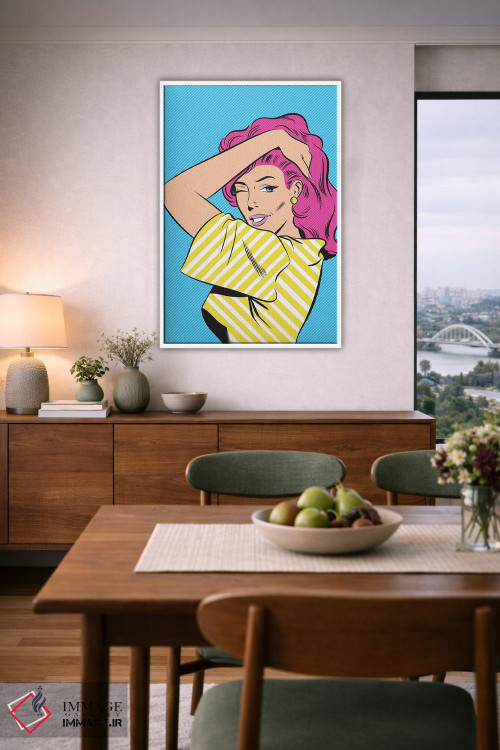 تابلو دکوراتیو زن دوم اثر جوزف مک درموت - D6W