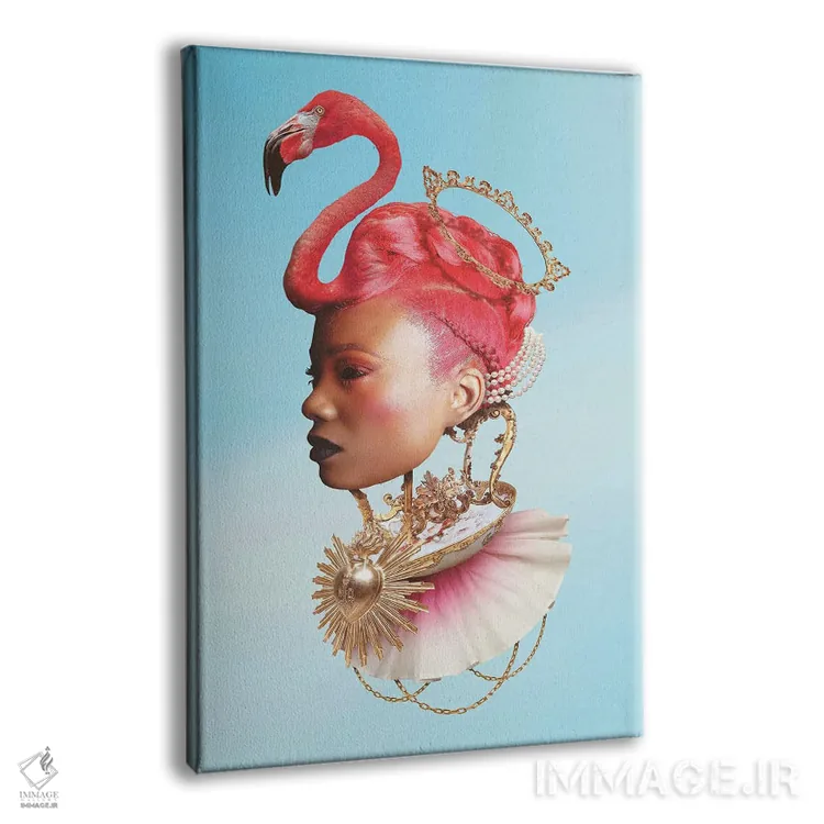 تابلو دکوراتیو ملکه قلب ها اثر جردن مارشاند - نمای پرسپکتیو محصول