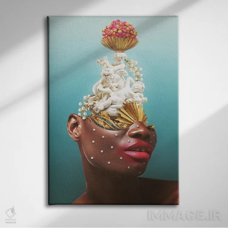 تابلو دکوراتیو صدف مادر اثر جردن مارشاند - نمای روبهرو روی دیوار