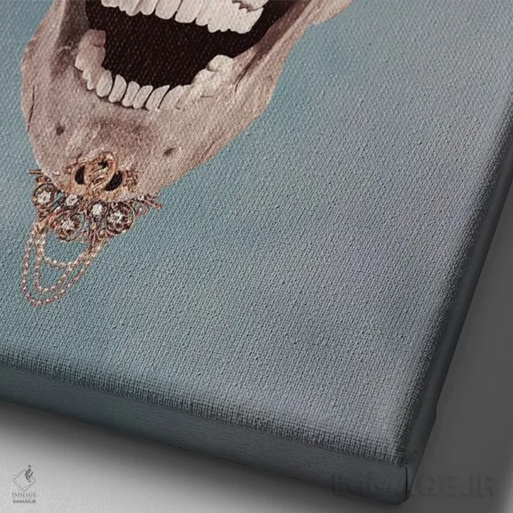 تابلو دکوراتیو میسوس کائلوم اثر جردن مارشاند - نمای نزدیک بافت بوم