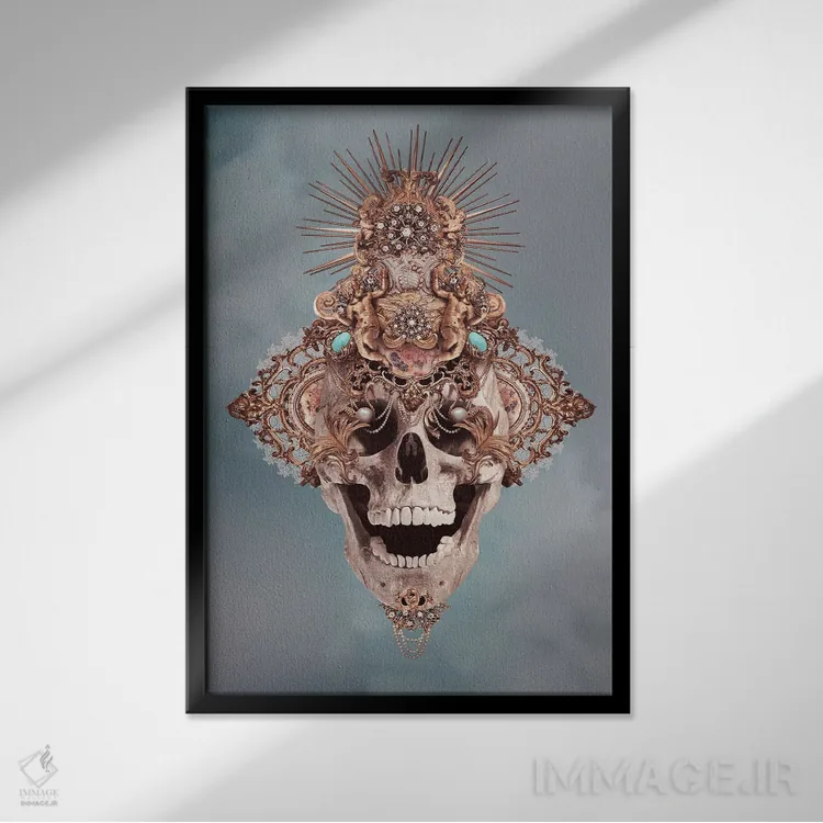 تابلو دکوراتیو میسوس کائلوم اثر جردن مارشاند - نمای قابدار مشکی