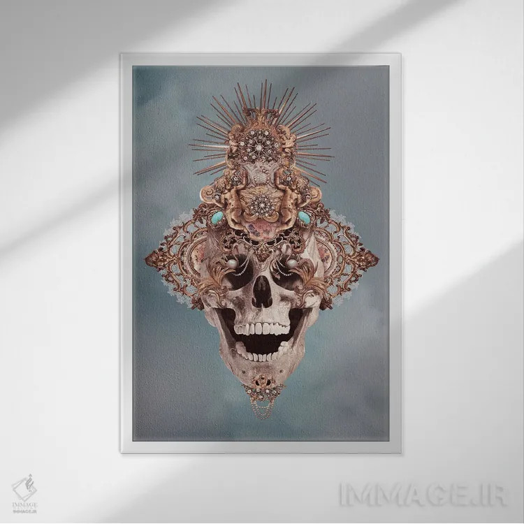 تابلو دکوراتیو میسوس کائلوم اثر جردن مارشاند - نمای قابدار سفید