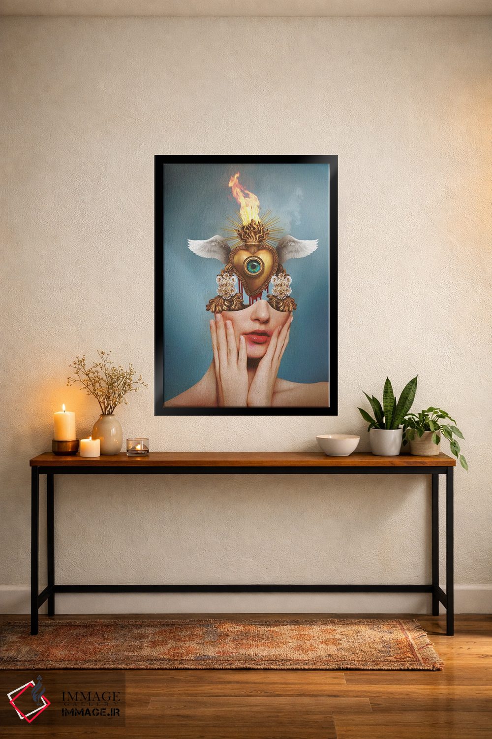 تابلو دکوراتیو شور قلب های شما اثر جردن مارشاند - D5B