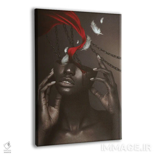 تابلو دکوراتیو زنجیرها اثر جردن مارشاند - نمای پرسپکتیو محصول