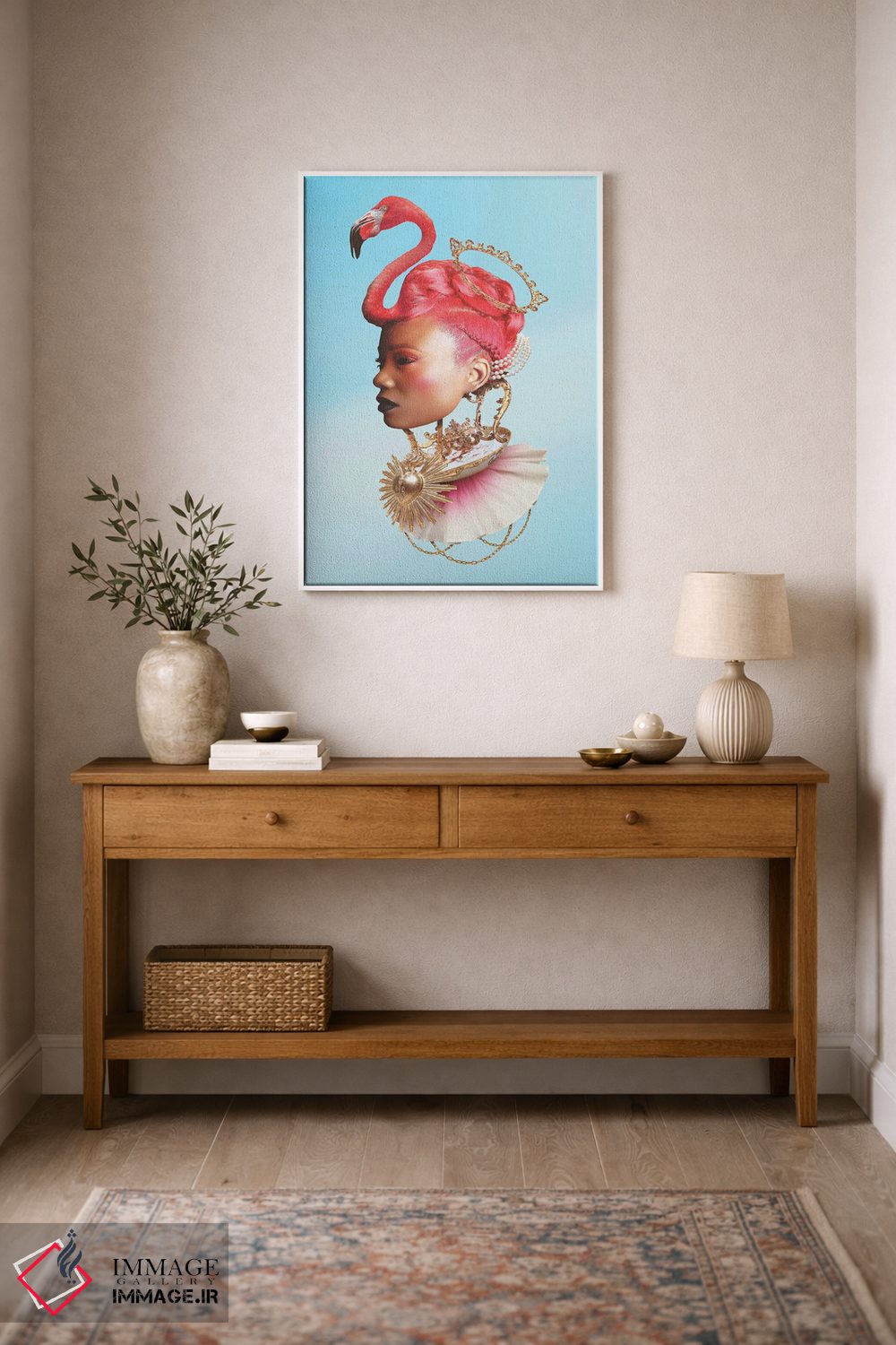 تابلو دکوراتیو ملکه قلب ها اثر جردن مارشاند - D1W