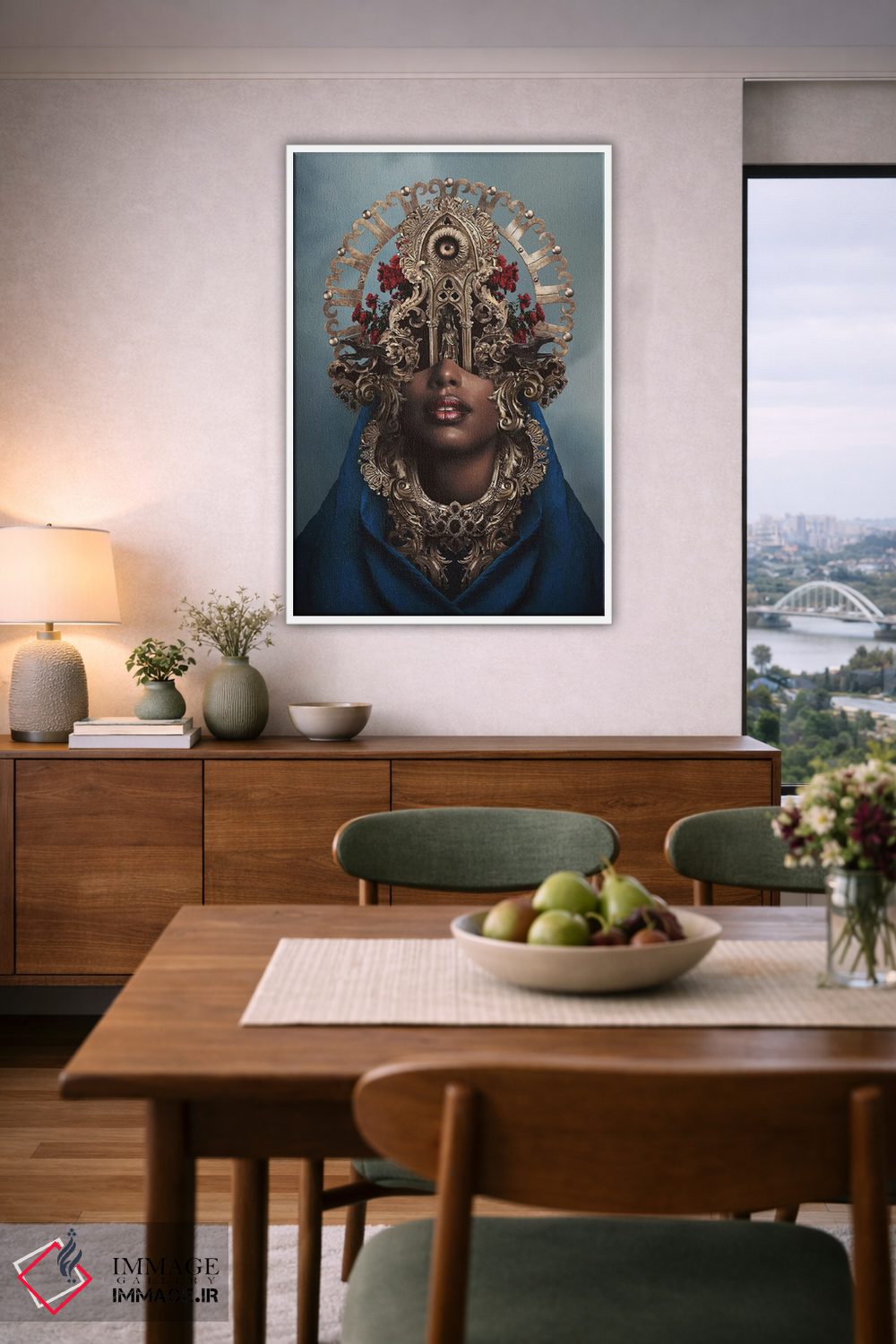 تابلو دکوراتیو تمپلوم لاسئات اثر جردن مارشاند - D6W