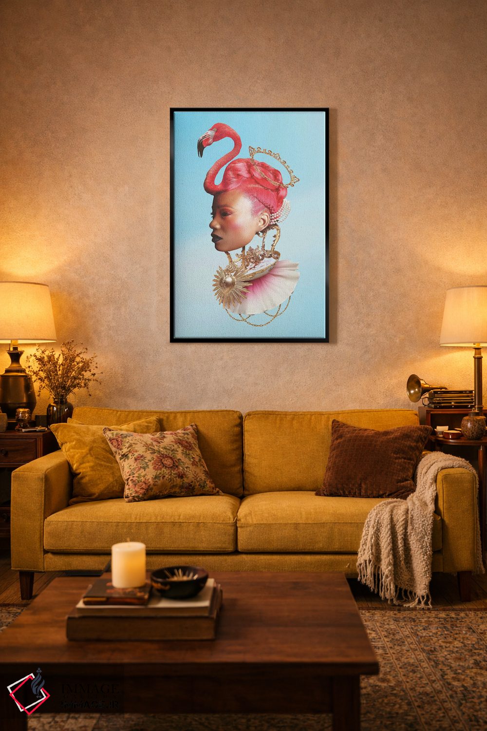 تابلو دکوراتیو ملکه قلب ها اثر جردن مارشاند - D4B