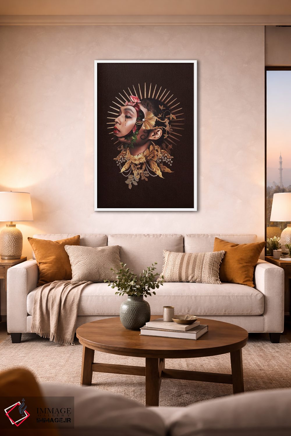 تابلو دکوراتیو بدون عنوان اثر جردن مارشاند - D2W