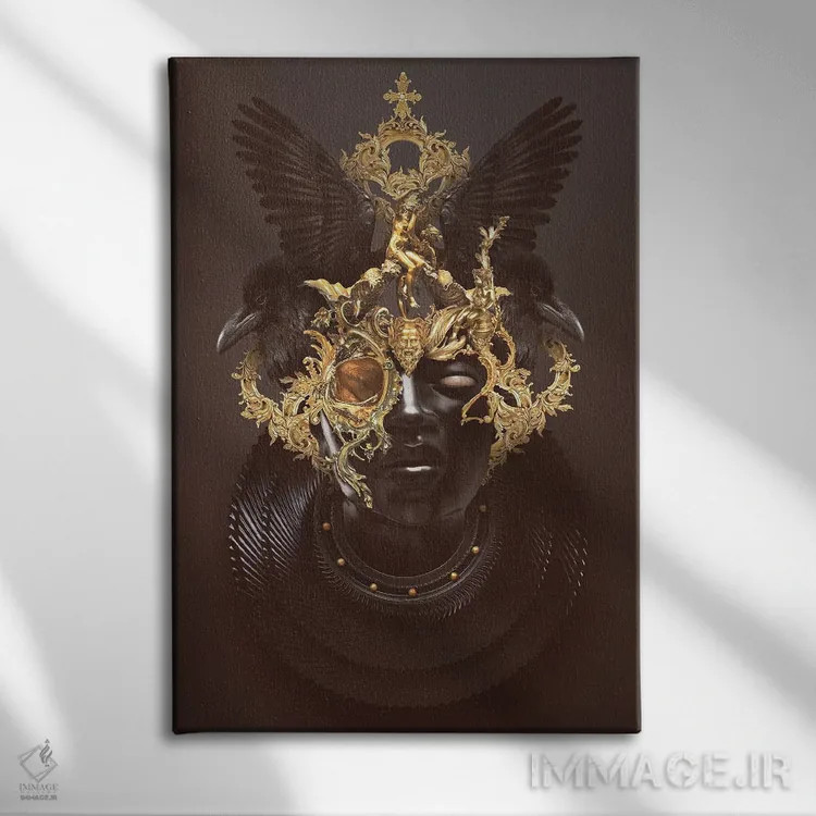 تابلو دکوراتیو لازاروس اثر جردن مارشاند - نمای روبهرو روی دیوار