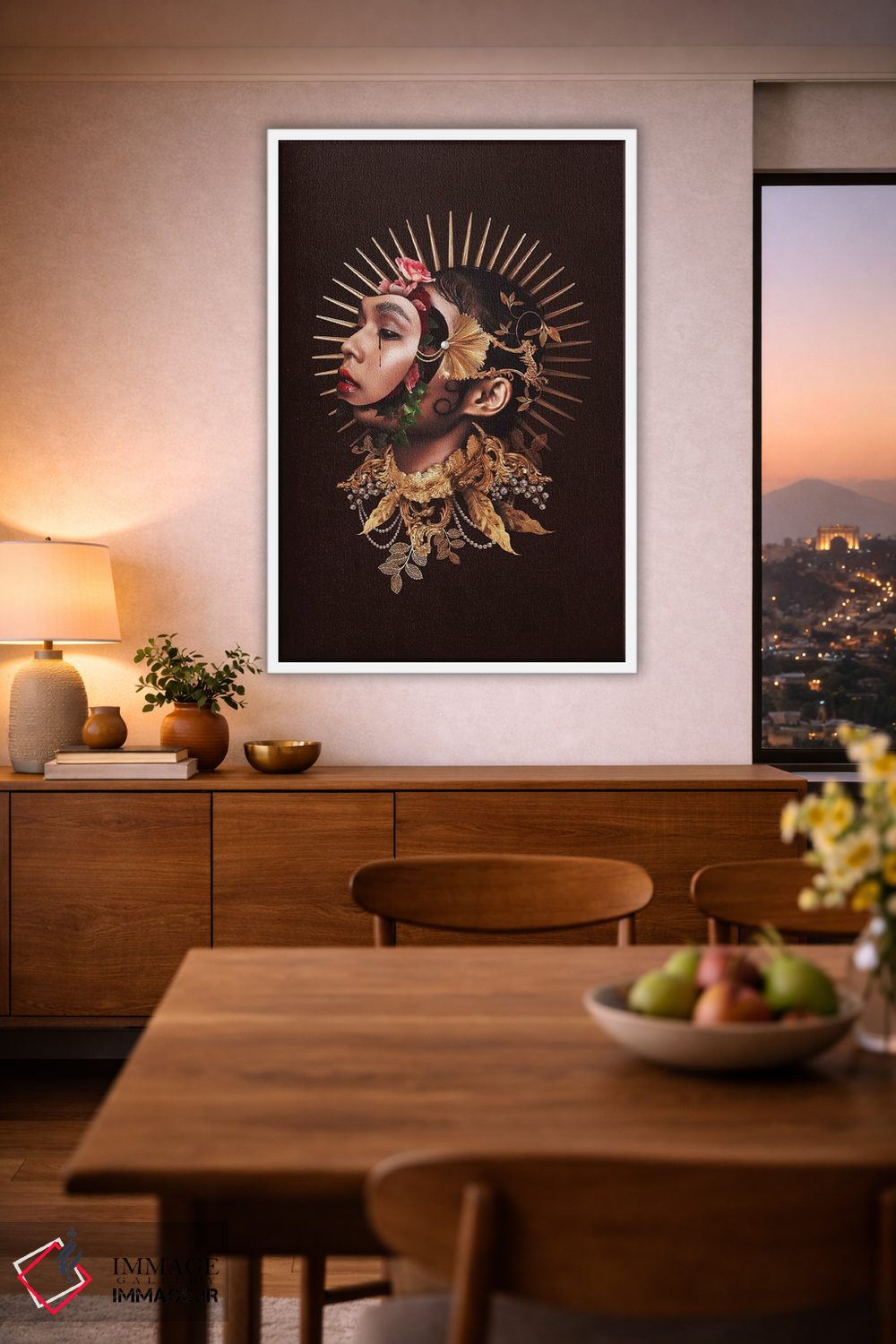 تابلو دکوراتیو بدون عنوان اثر جردن مارشاند - D3W