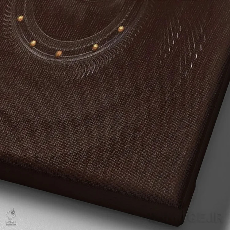 تابلو دکوراتیو لازاروس اثر جردن مارشاند - نمای نزدیک بافت بوم