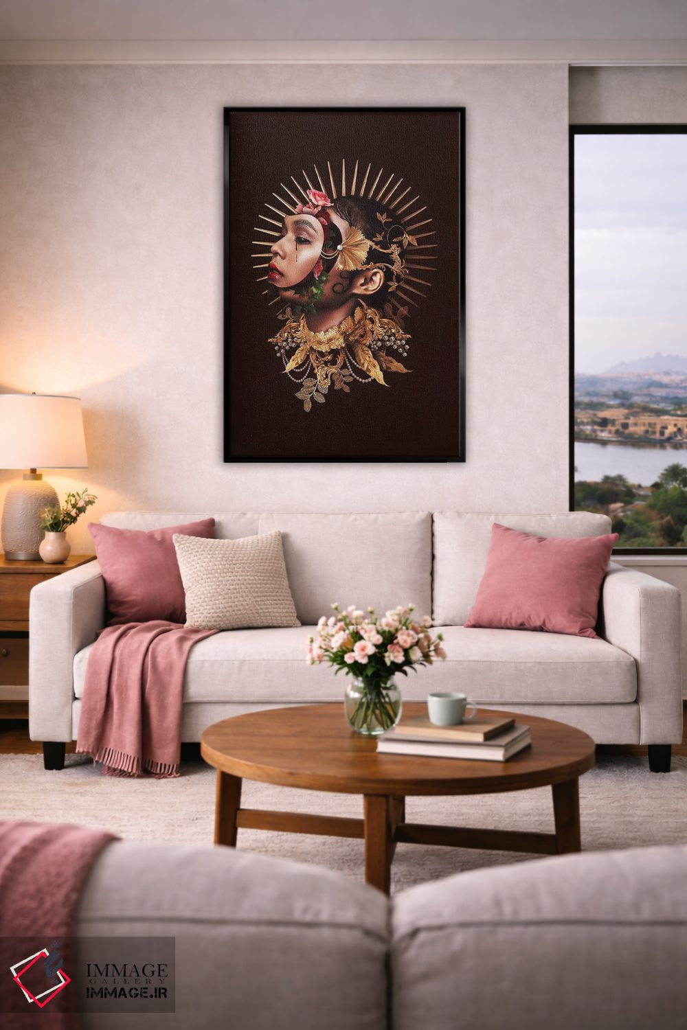 تابلو دکوراتیو بدون عنوان اثر جردن مارشاند - D4B