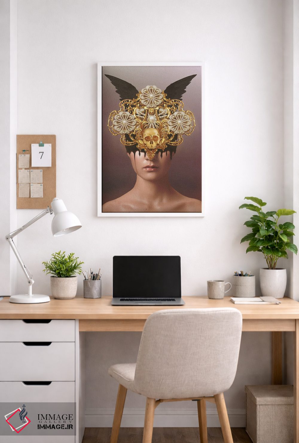 تابلو دکوراتیو والکیری اثر جردن مارشاند - D4W