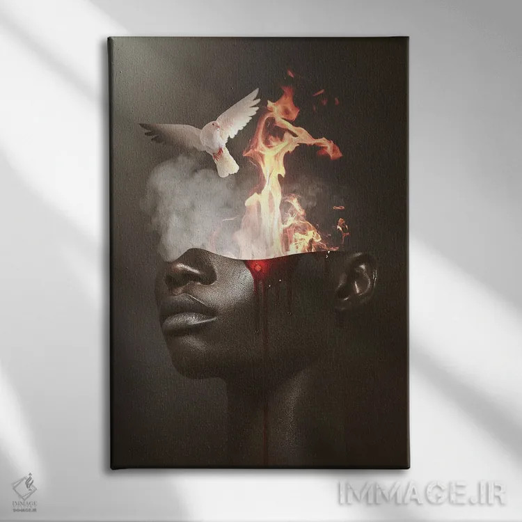 تابلو دکوراتیو امید اثر جردن مارشاند - نمای روبهرو روی دیوار