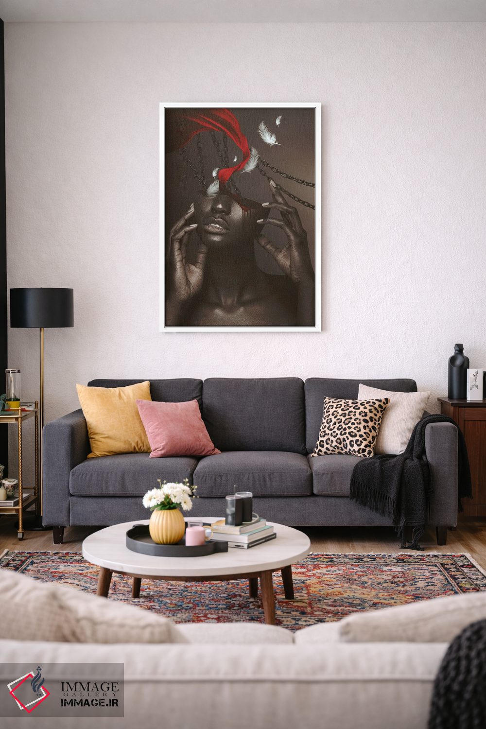 تابلو دکوراتیو زنجیرها اثر جردن مارشاند - D3W