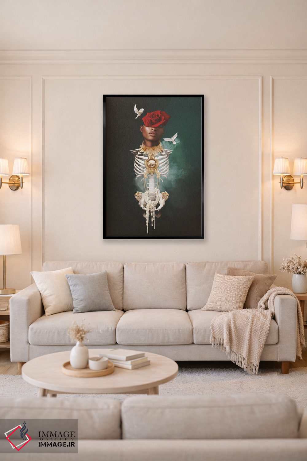 تابلو دکوراتیو ویرگو مورتم اثر جردن مارشاند - D5B