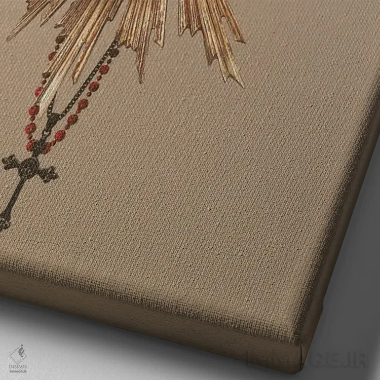 تابلو دکوراتیو دومینا ابسکورا اثر جردن مارشاند - نمای نزدیک بافت بوم