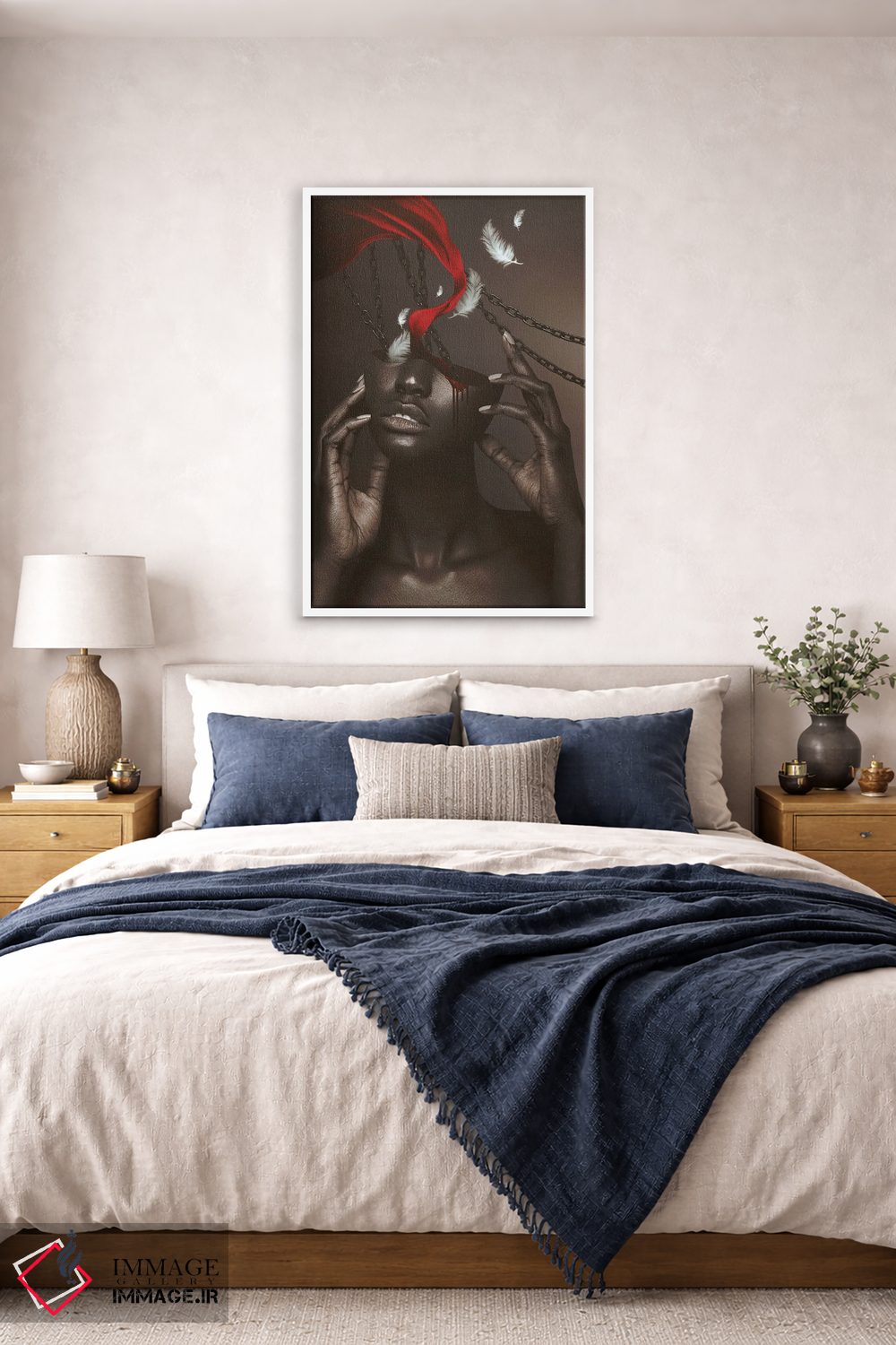 تابلو دکوراتیو زنجیرها اثر جردن مارشاند - D5W