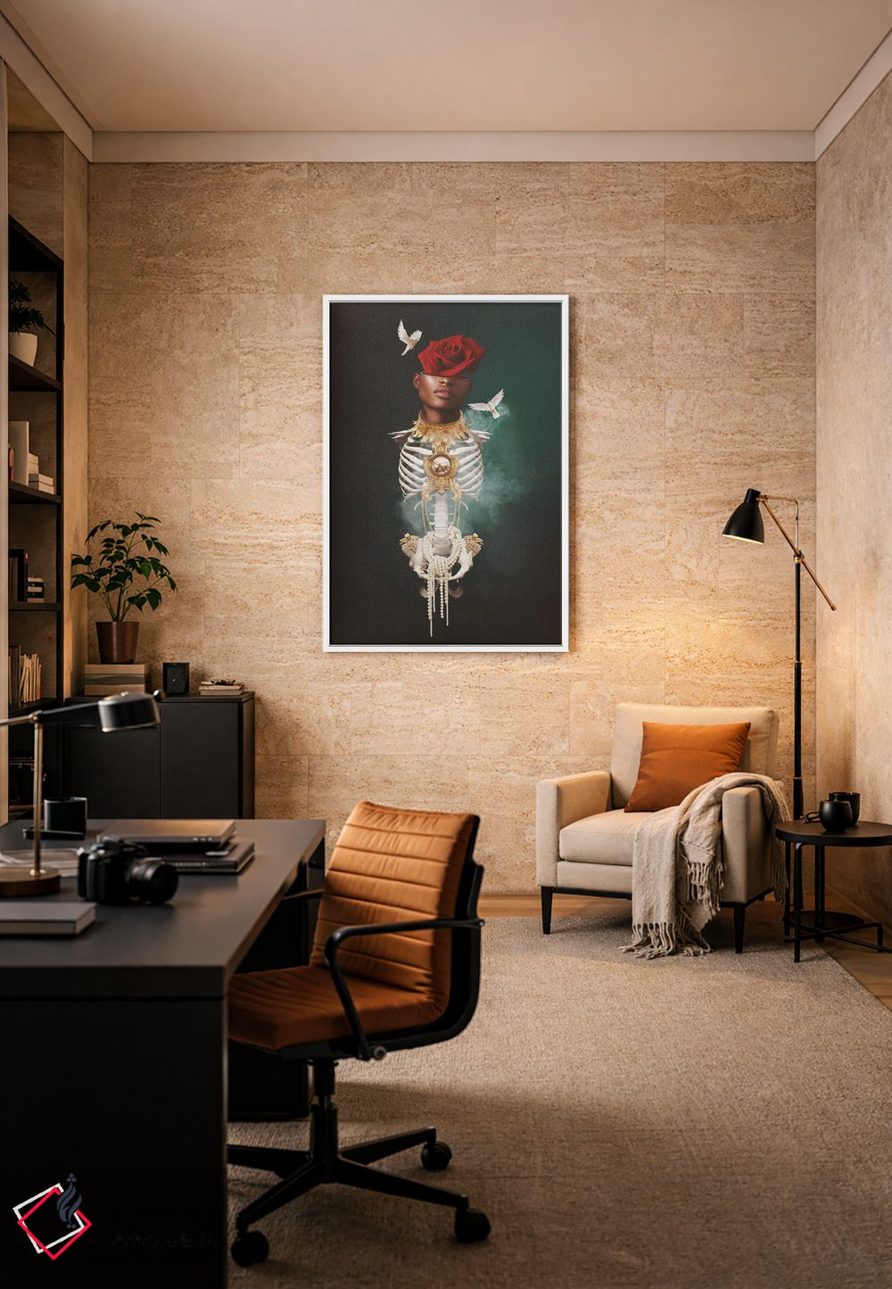 تابلو دکوراتیو ویرگو مورتم اثر جردن مارشاند - D6W