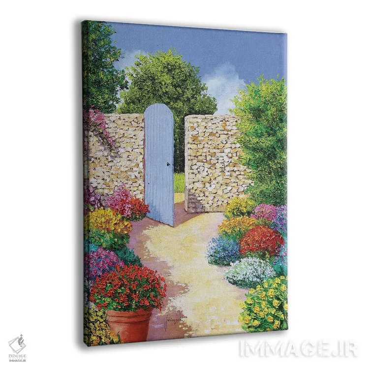 تابلو دکوراتیو باغ مخفی اثر ژان-مارک یانیاچیک - نمای پرسپکتیو محصول
