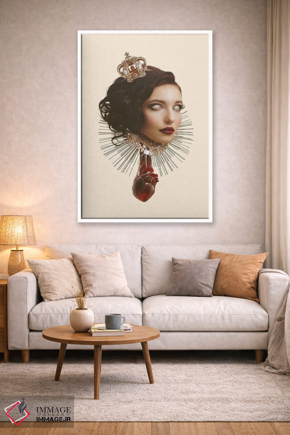 تابلو دکوراتیو دومینه کرده اثر جردن مارشاند - D2W