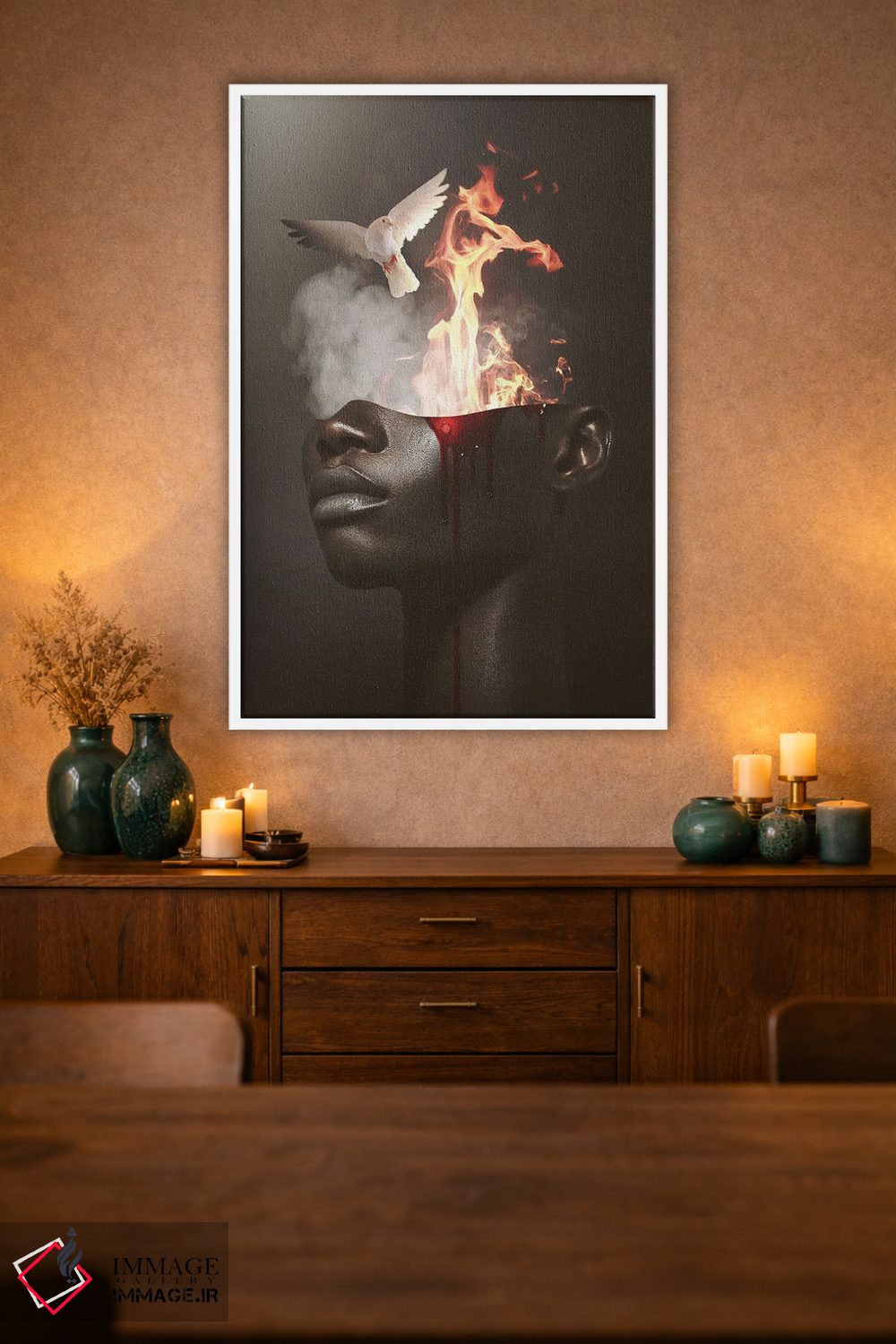 تابلو دکوراتیو امید اثر جردن مارشاند - D1W