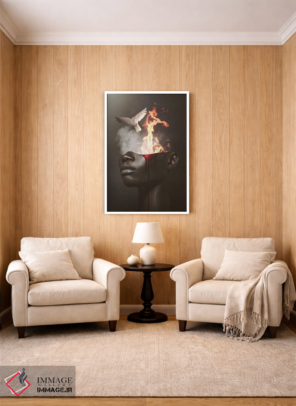 تابلو دکوراتیو امید اثر جردن مارشاند - D4W