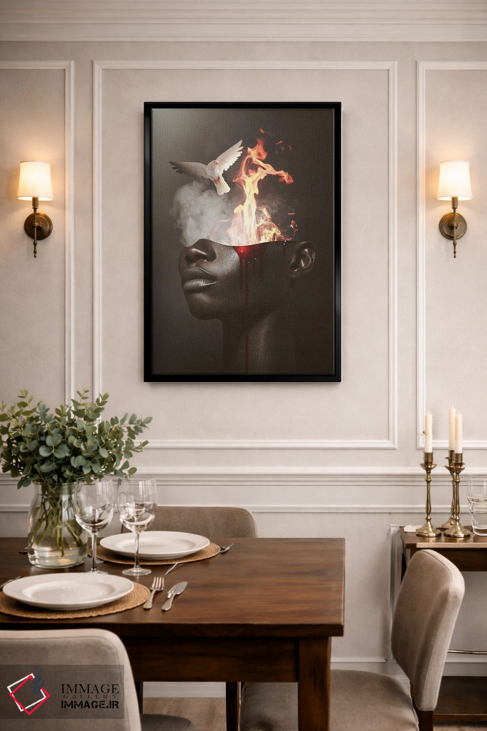 تابلو دکوراتیو امید اثر جردن مارشاند - D2B