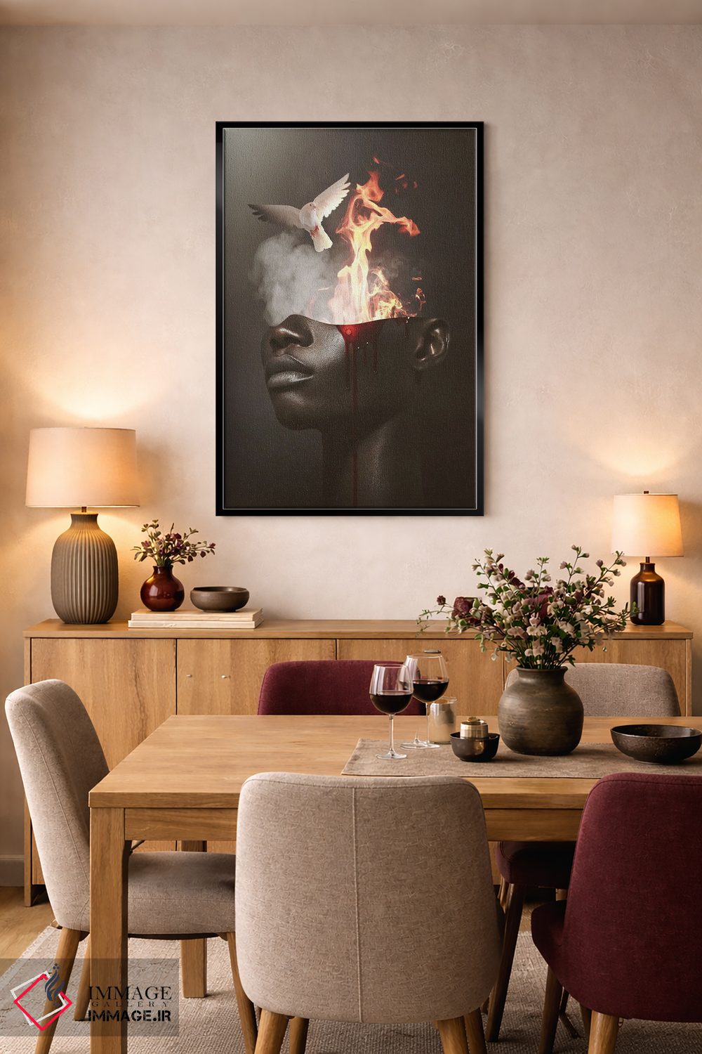 تابلو دکوراتیو امید اثر جردن مارشاند - D5B